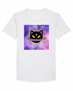 SATURN CAT Tricou mânecă scurtă guler larg Bărbat Skater