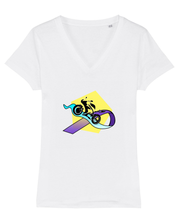 Motorcycle White