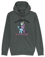 Unicorn  Hanorac cu fermoar Unisex Connector