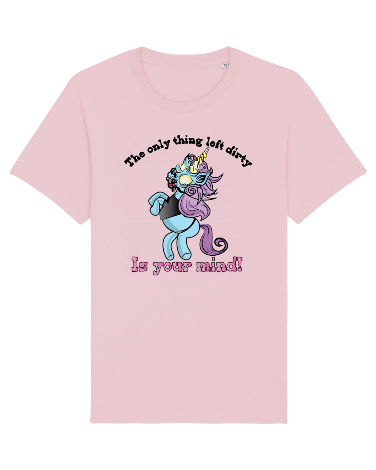 Tricou mânecă scurtă Unisex Rocker Cotton Pink