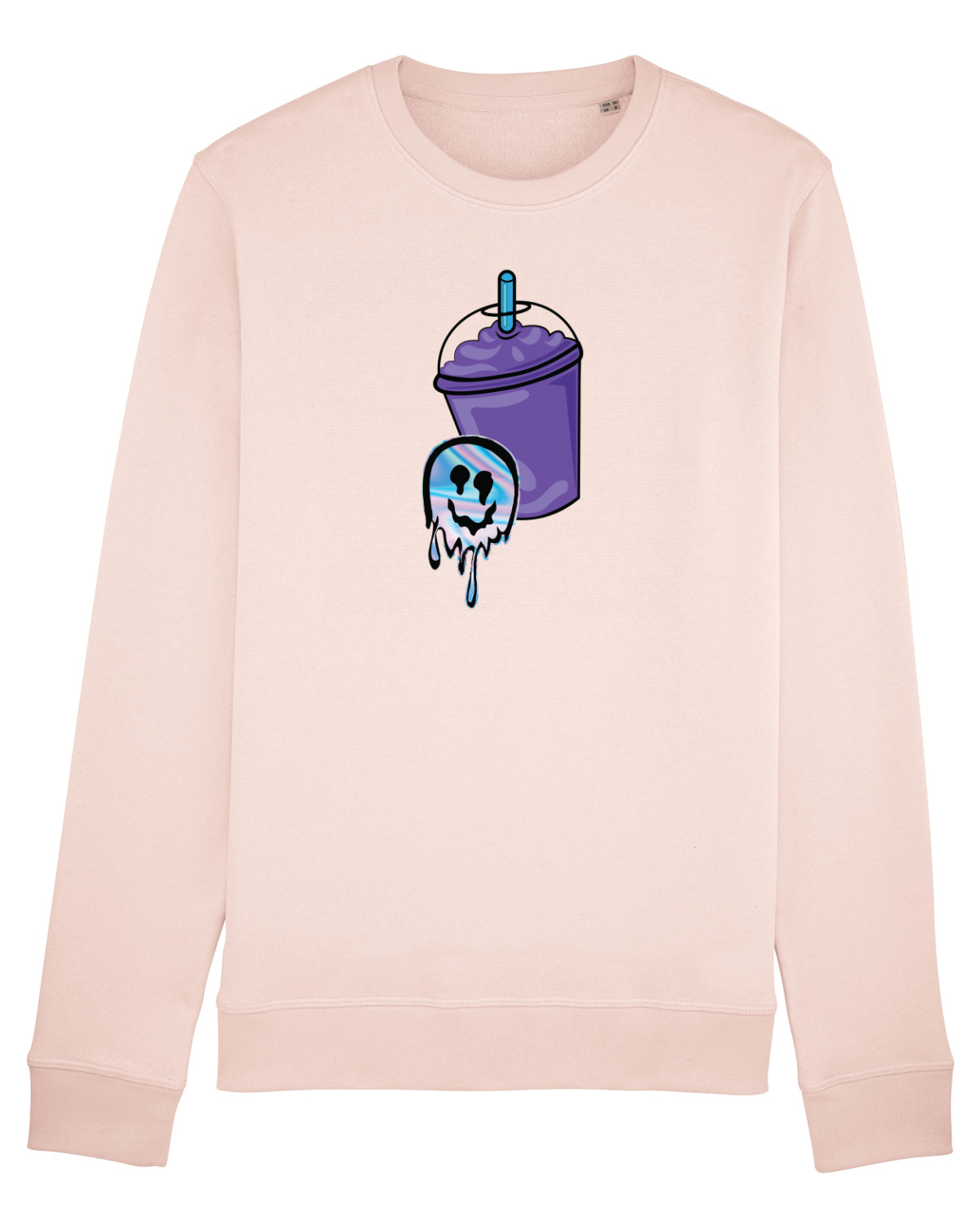 Bluză mânecă lungă Unisex Rise Candy Pink