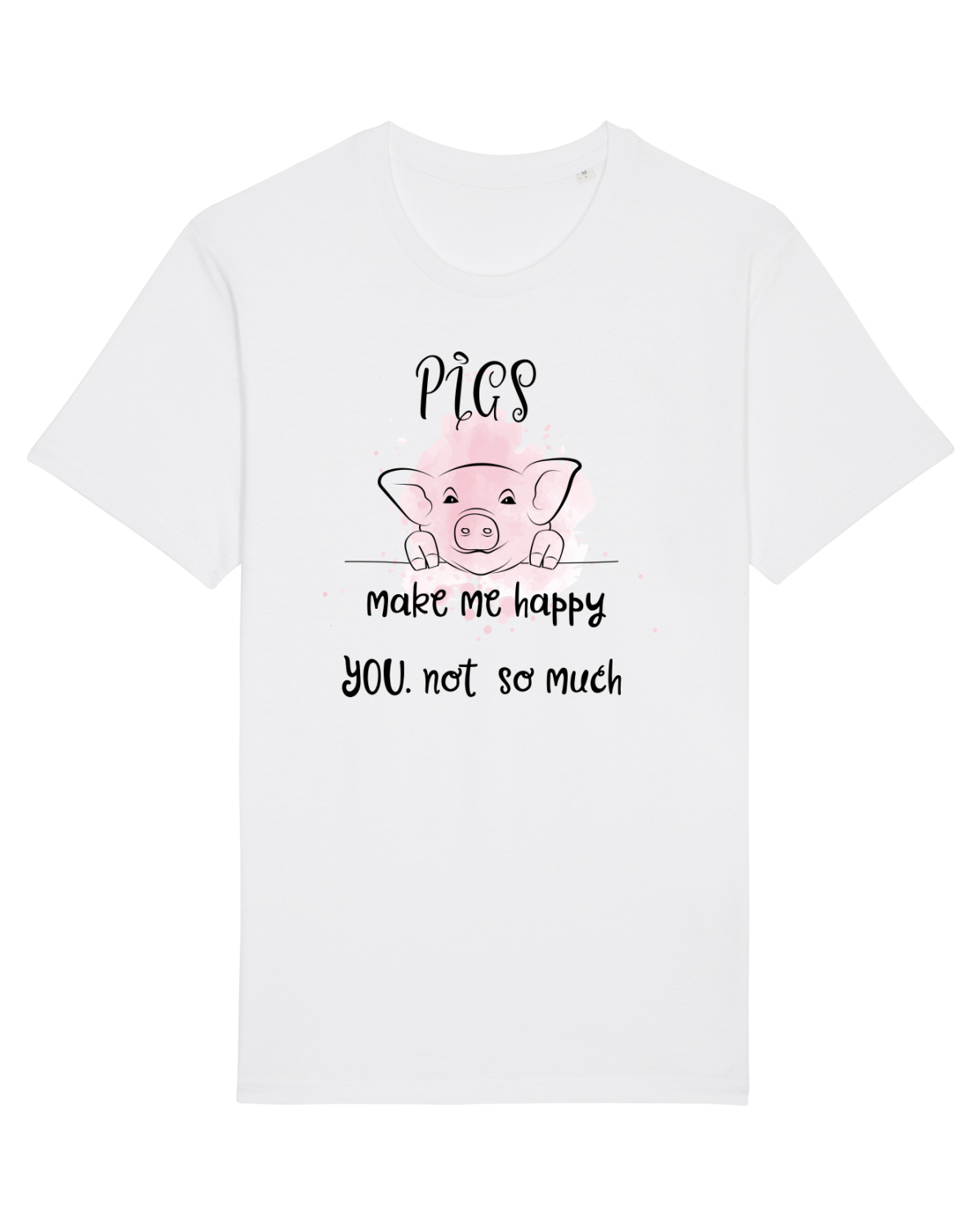Tricou mânecă scurtă Unisex Rocker White