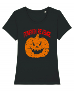 Pumpkin Revenge Tricou mânecă scurtă guler larg fitted Damă Expresser