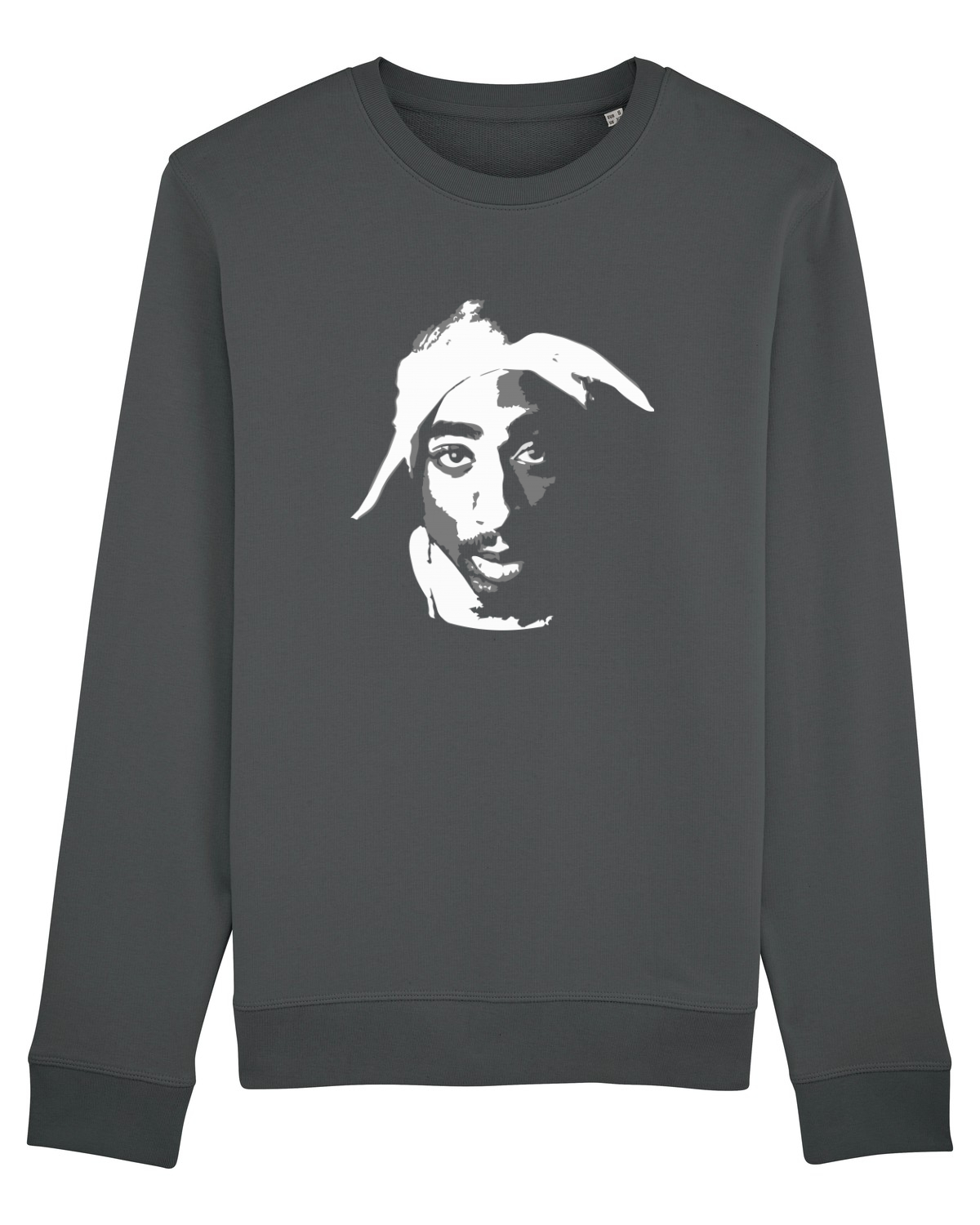 Bluză mânecă lungă Unisex Rise Anthracite