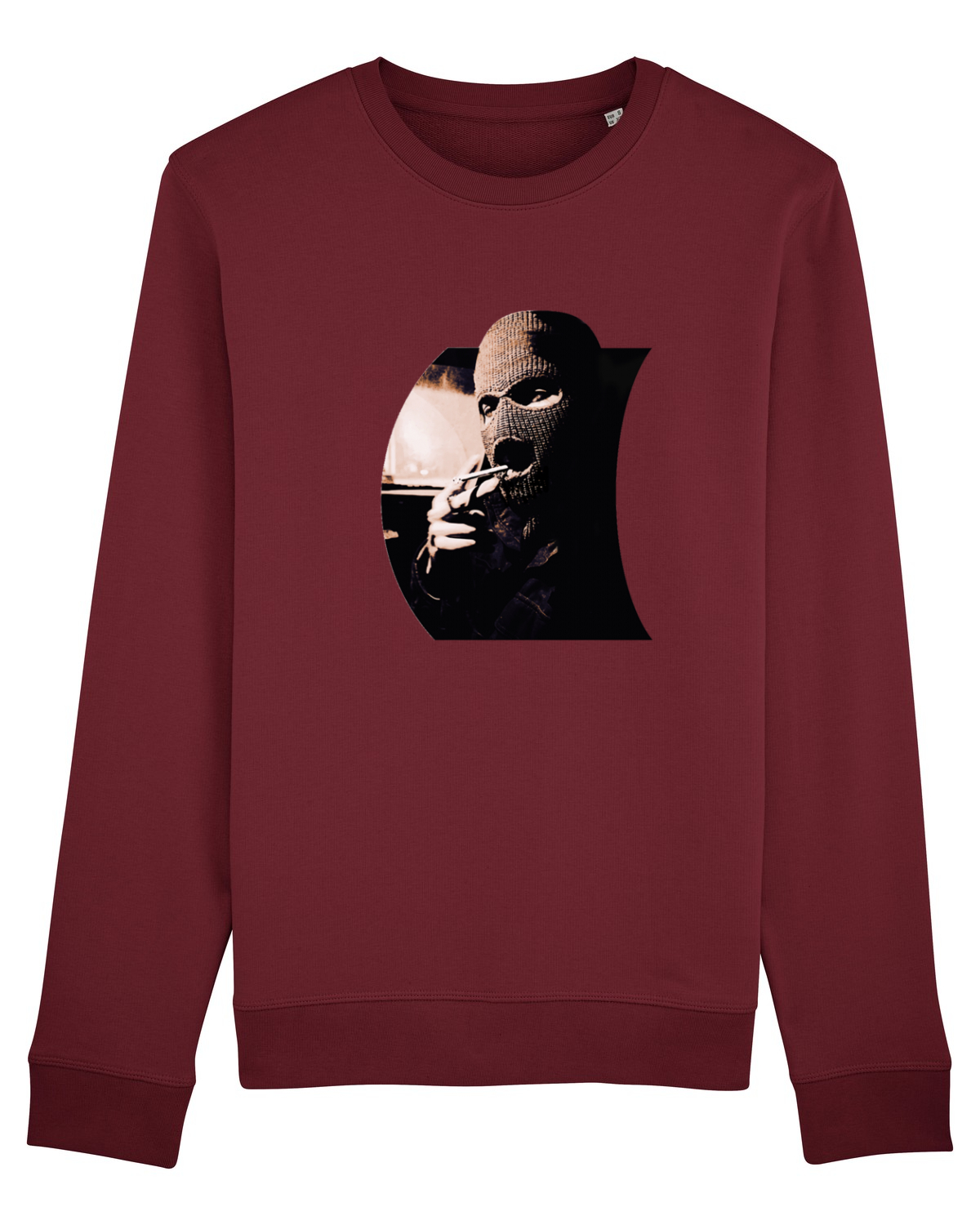 Bluză mânecă lungă Unisex Rise Burgundy