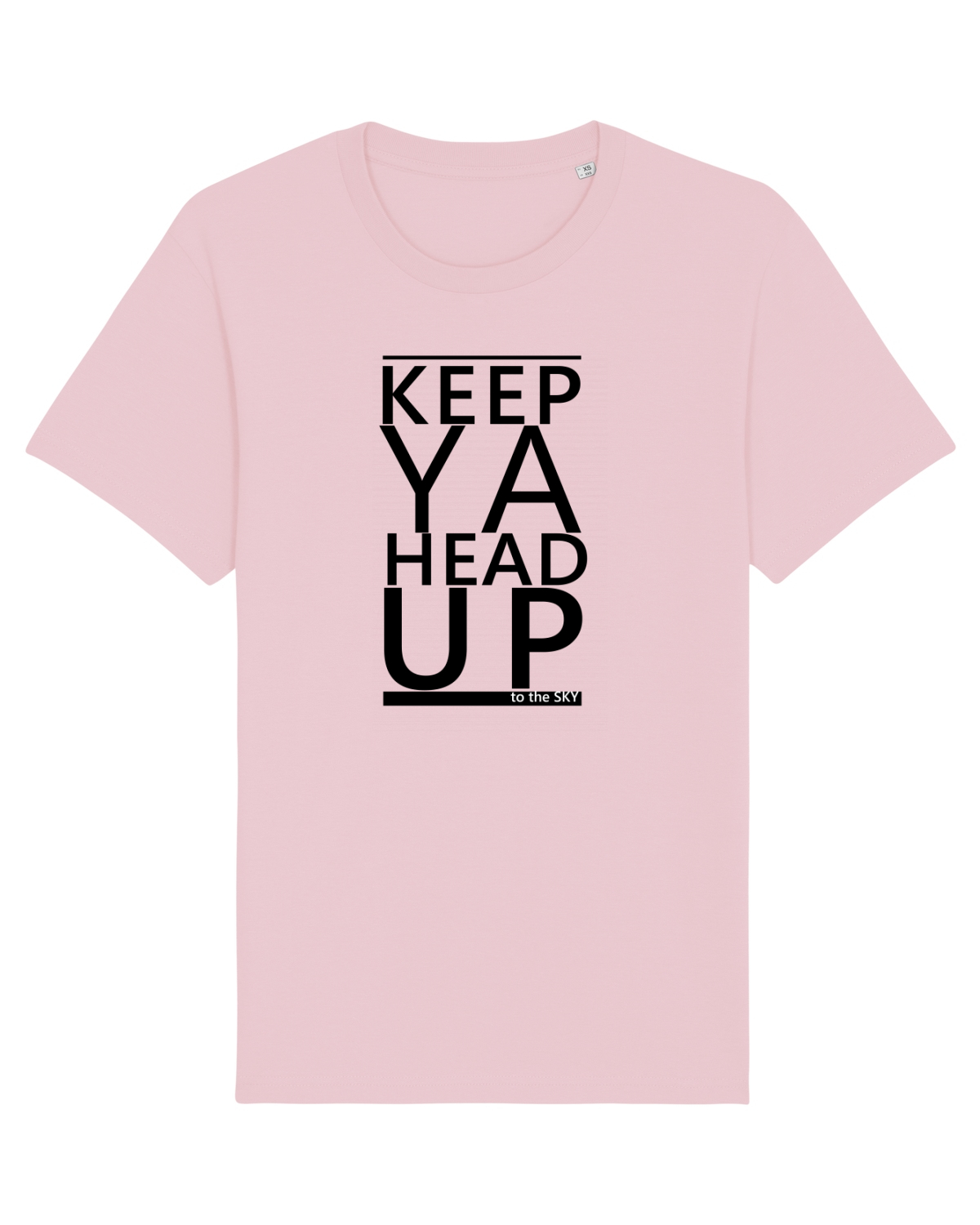 Tricou mânecă scurtă Unisex Rocker Cotton Pink