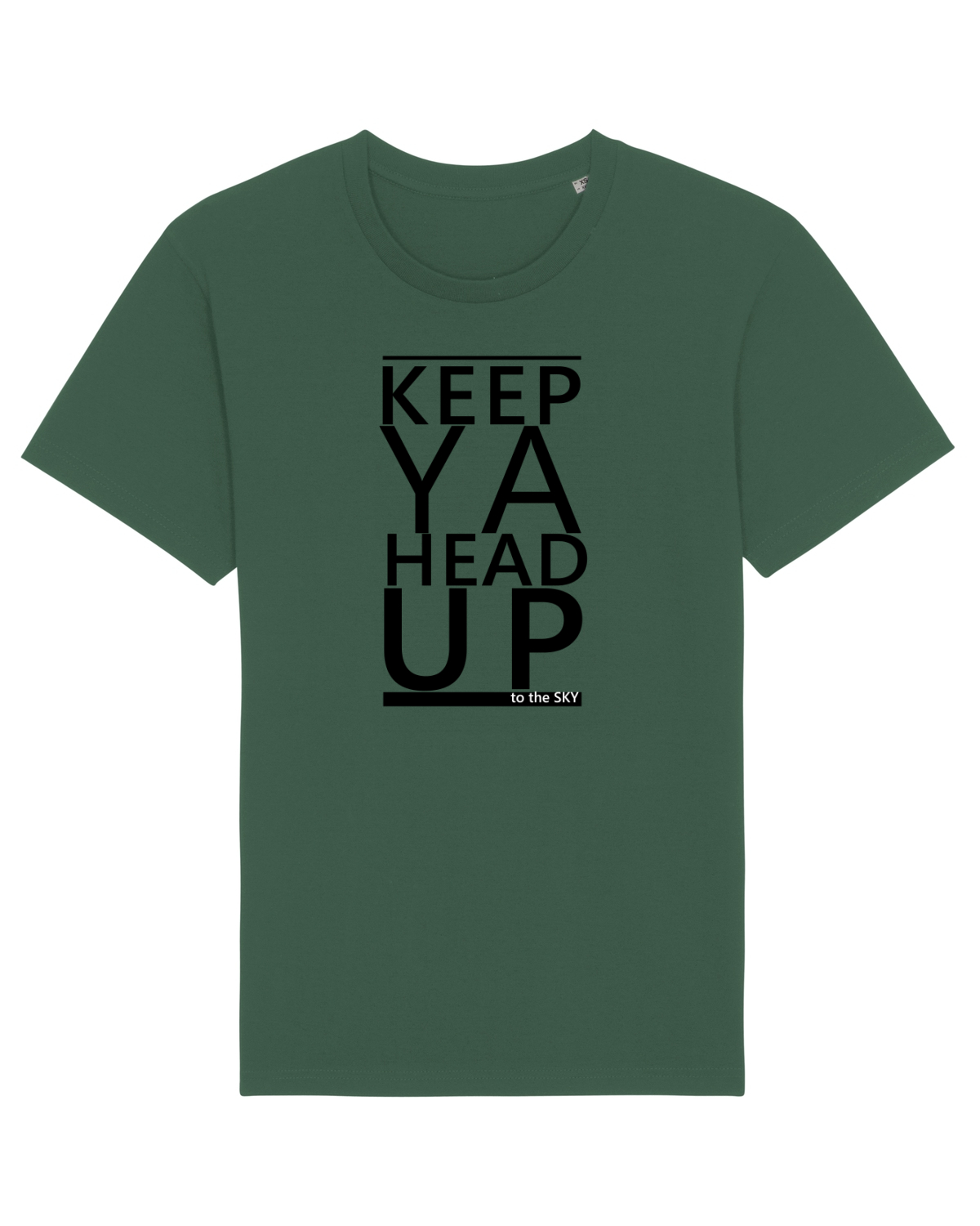 Tricou mânecă scurtă Unisex Rocker Bottle Green