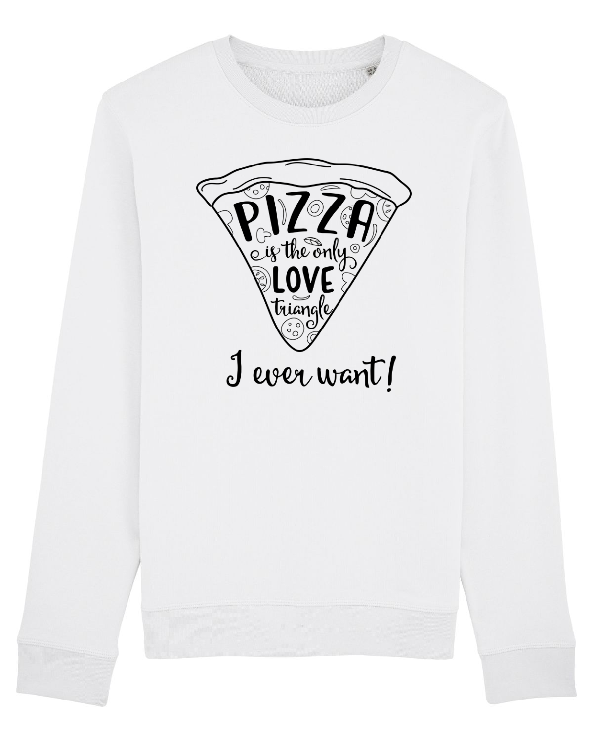 Bluză mânecă lungă Unisex Rise White