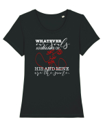 Our Souls are the same Tricou mânecă scurtă guler larg fitted Damă Expresser