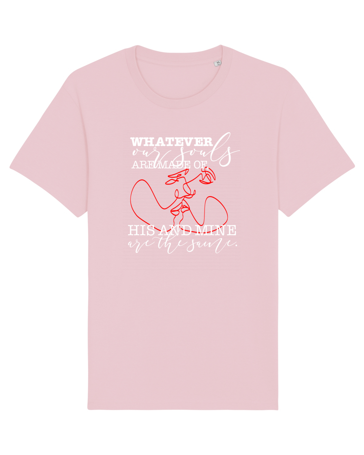 Tricou mânecă scurtă Unisex Rocker Cotton Pink