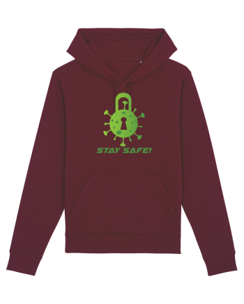 STAY SAFE! Burgundy