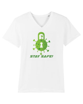 STAY SAFE! White
