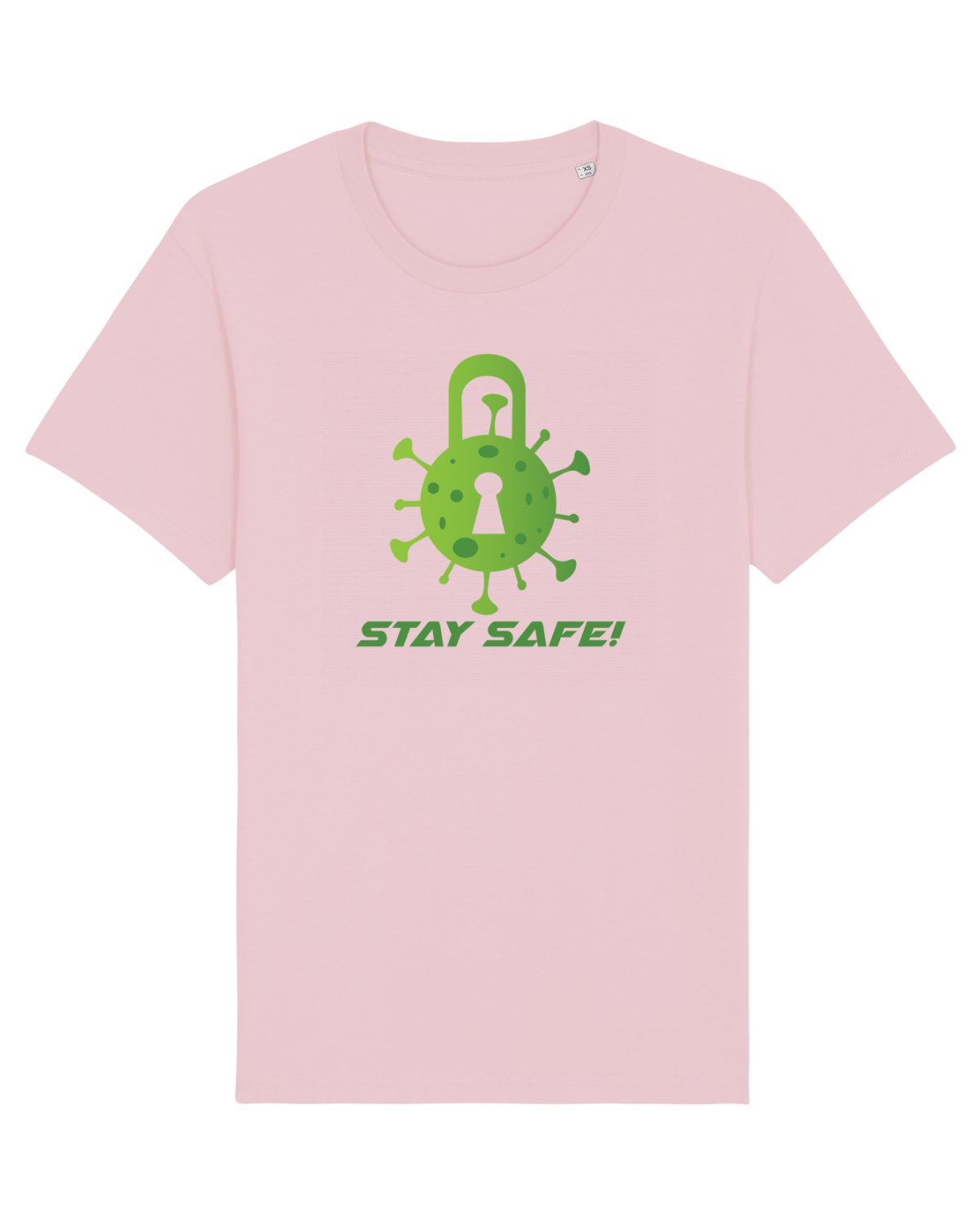 Tricou mânecă scurtă Unisex Rocker Cotton Pink