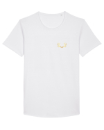 Deer's Horns Tricou mânecă scurtă guler larg Bărbat Skater