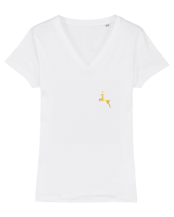 Gold Deer White