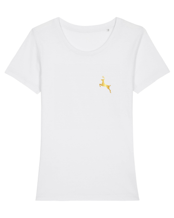 Gold Deer White