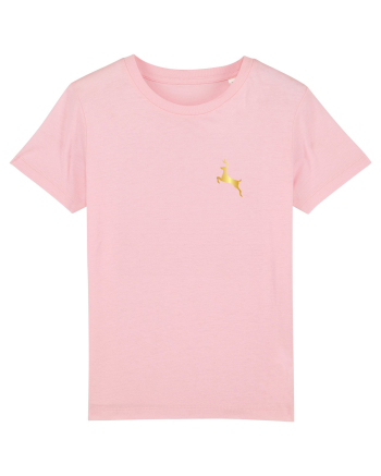 Gold Deer Cotton Pink