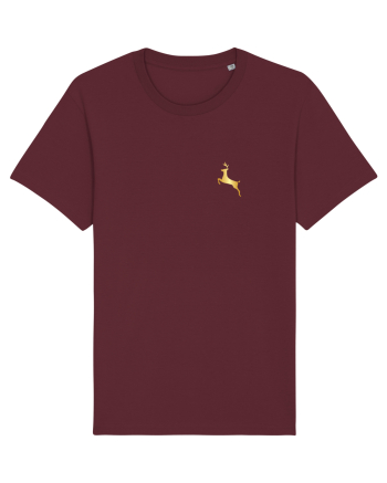 Gold Deer Burgundy