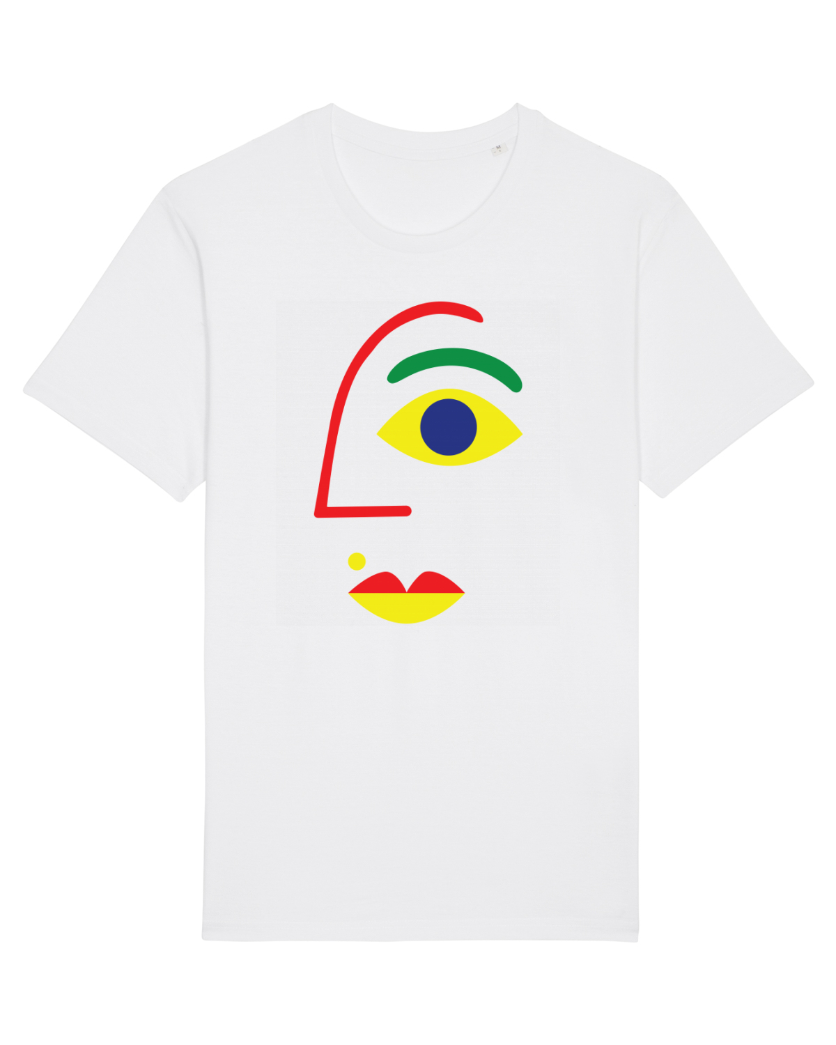 Tricou mânecă scurtă Unisex Rocker White