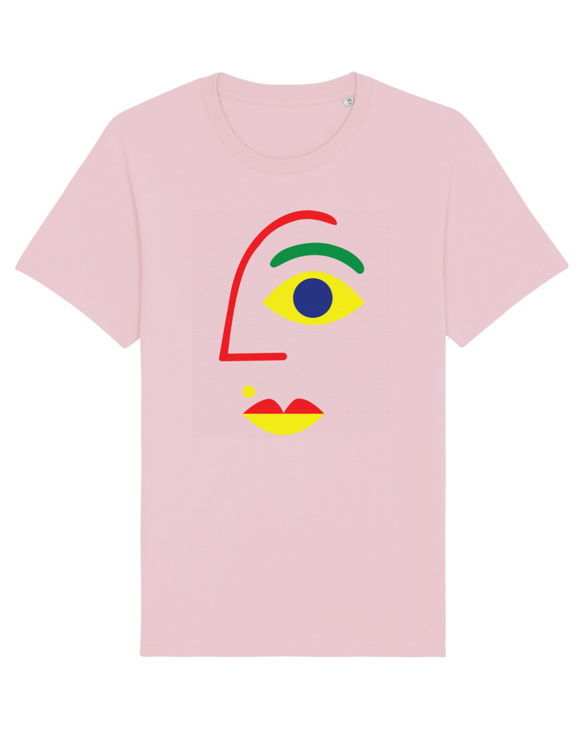 Tricou mânecă scurtă Unisex Rocker Cotton Pink