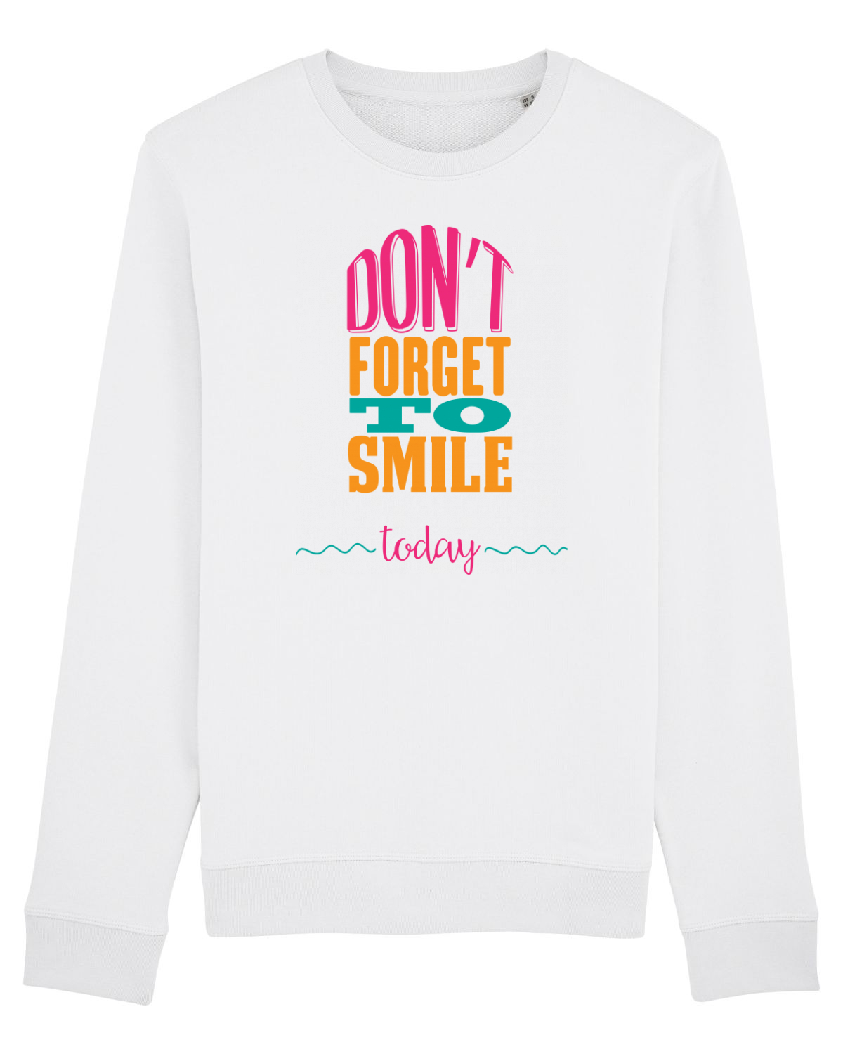 Bluză mânecă lungă Unisex Rise White