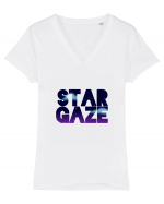 Stargaze Tricou mânecă scurtă guler V Damă Evoker