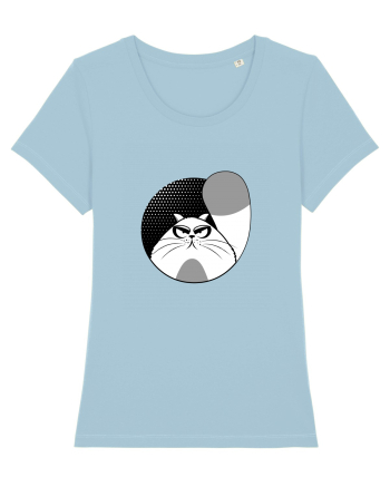 Fluffy CAT Sky Blue