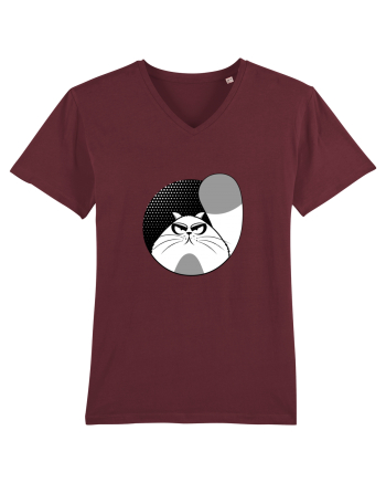 Fluffy CAT Burgundy