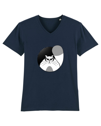 Fluffy CAT French Navy
