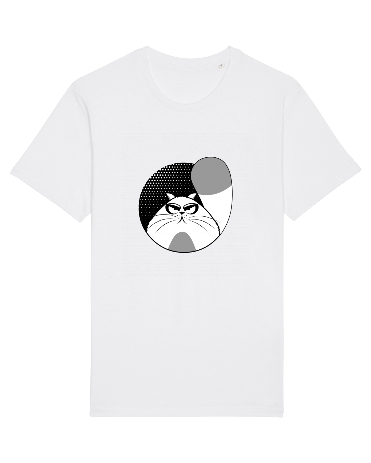 Tricou mânecă scurtă Unisex Rocker White