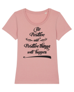 Pozitiv Tricou mânecă scurtă guler larg fitted Damă Expresser