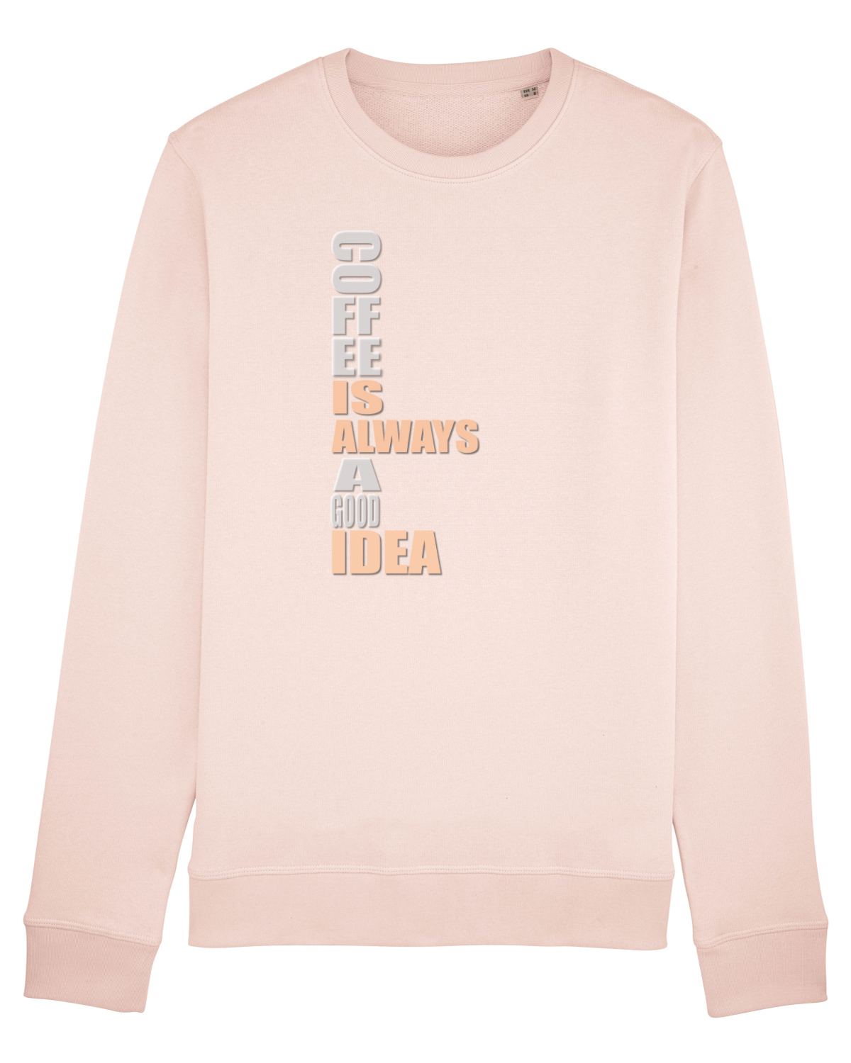 Bluză mânecă lungă Unisex Rise Candy Pink