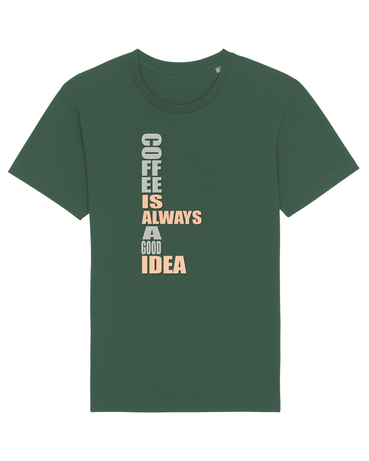 Tricou mânecă scurtă Unisex Rocker Bottle Green