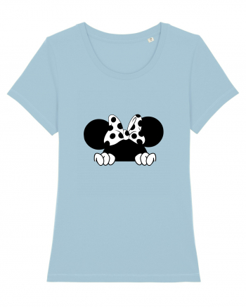 Minnie cu buline Sky Blue