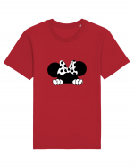 Minnie cu buline Tricou mânecă scurtă Unisex Rocker