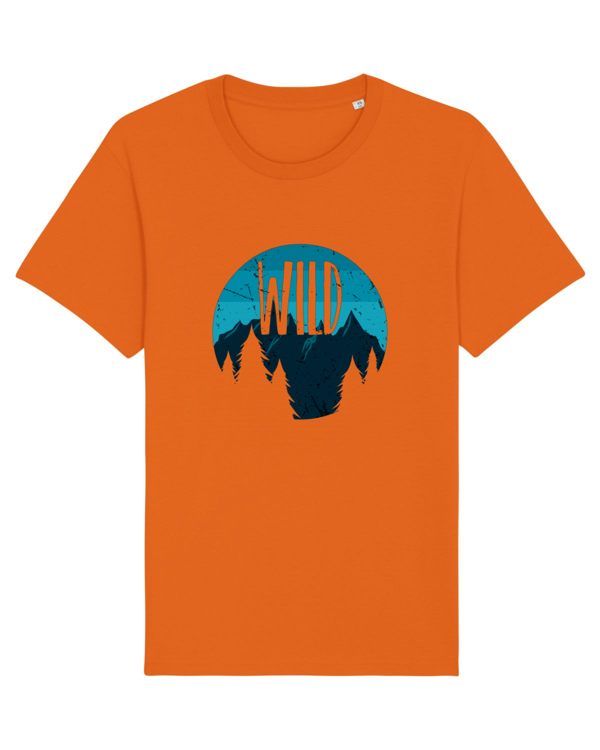 Tricou mânecă scurtă Unisex Rocker Bright Orange