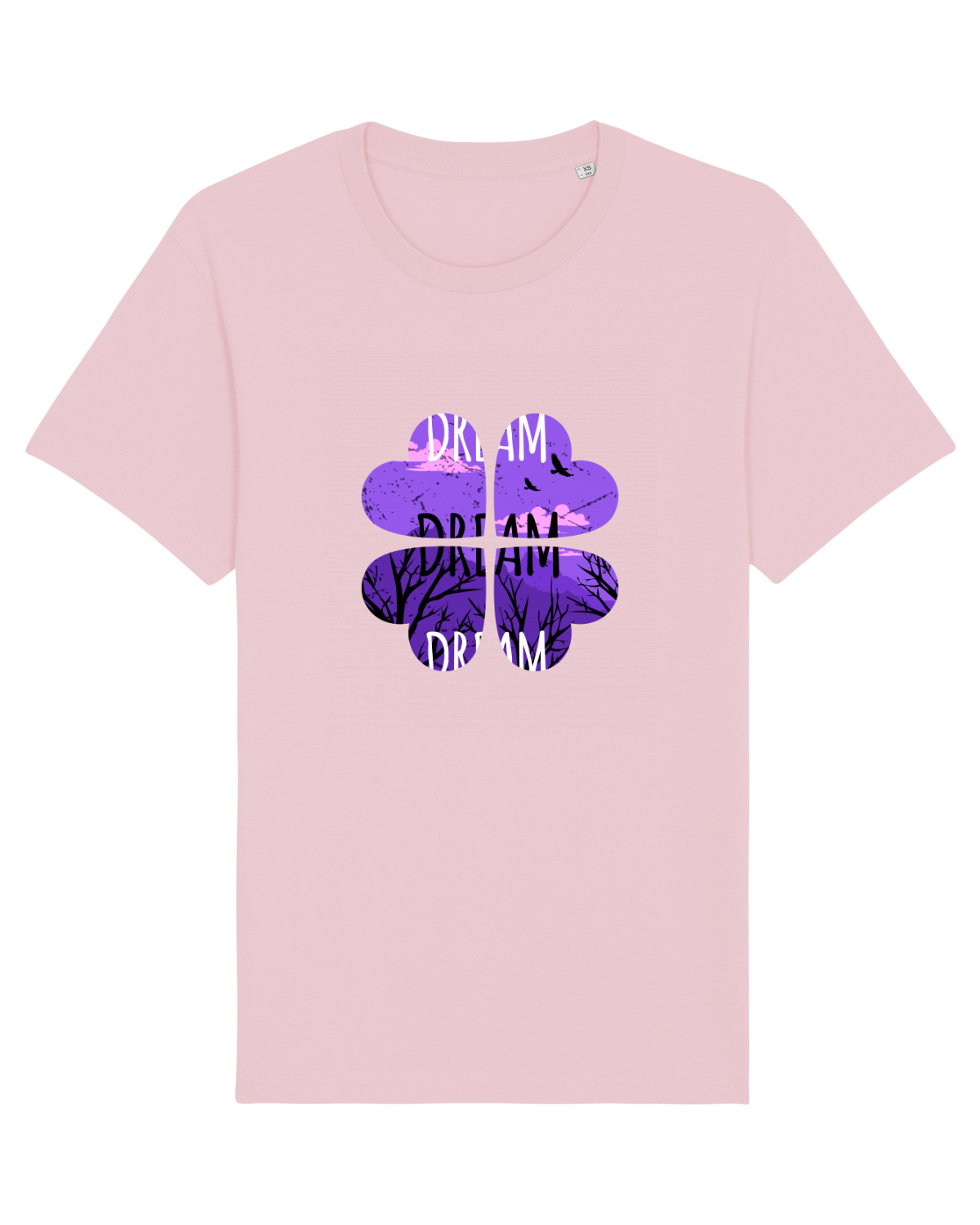Tricou mânecă scurtă Unisex Rocker Cotton Pink