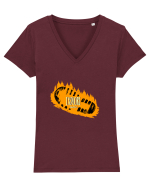 Bocancii de drumetie Tricou mânecă scurtă guler V Damă Evoker