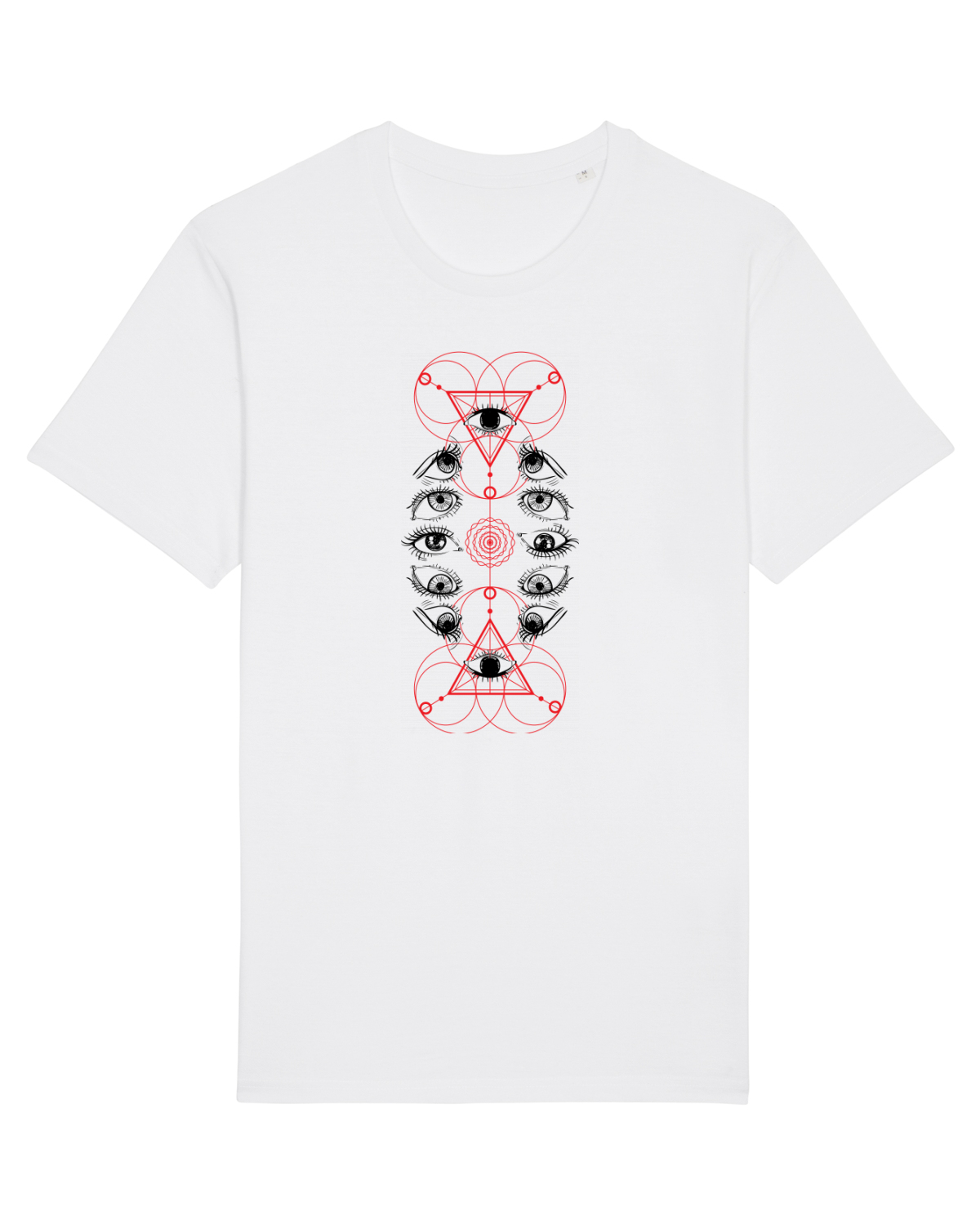 Tricou mânecă scurtă Unisex Rocker White