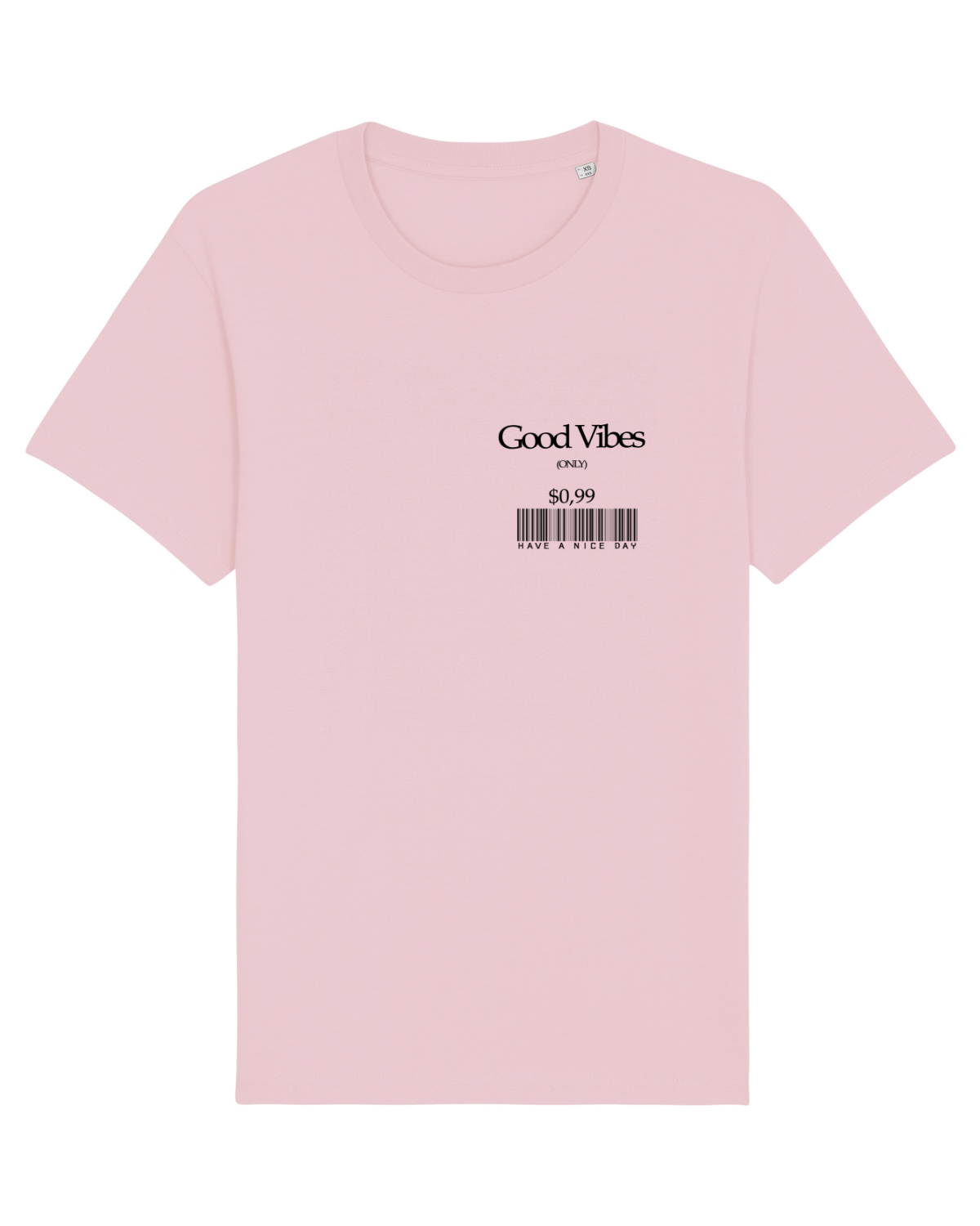 Tricou mânecă scurtă Unisex Rocker Cotton Pink
