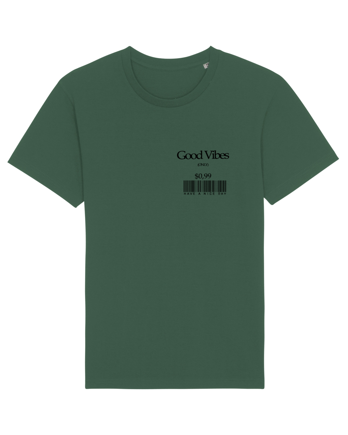 Tricou mânecă scurtă Unisex Rocker Bottle Green