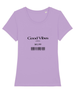 Good vibes Tricou mânecă scurtă guler larg fitted Damă Expresser