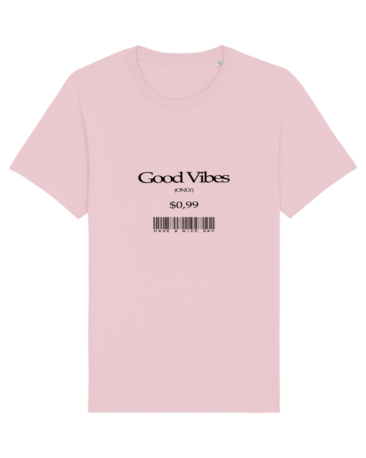 Tricou mânecă scurtă Unisex Rocker Cotton Pink