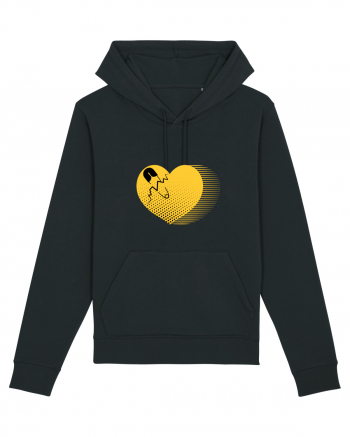 Yellow Heart Black