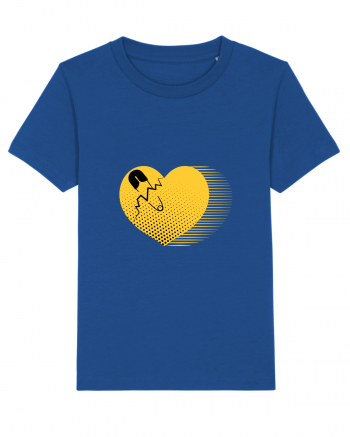 Yellow Heart Majorelle Blue