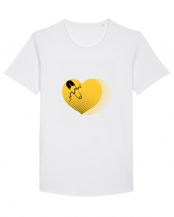 Yellow Heart White