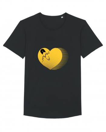 Yellow Heart Black