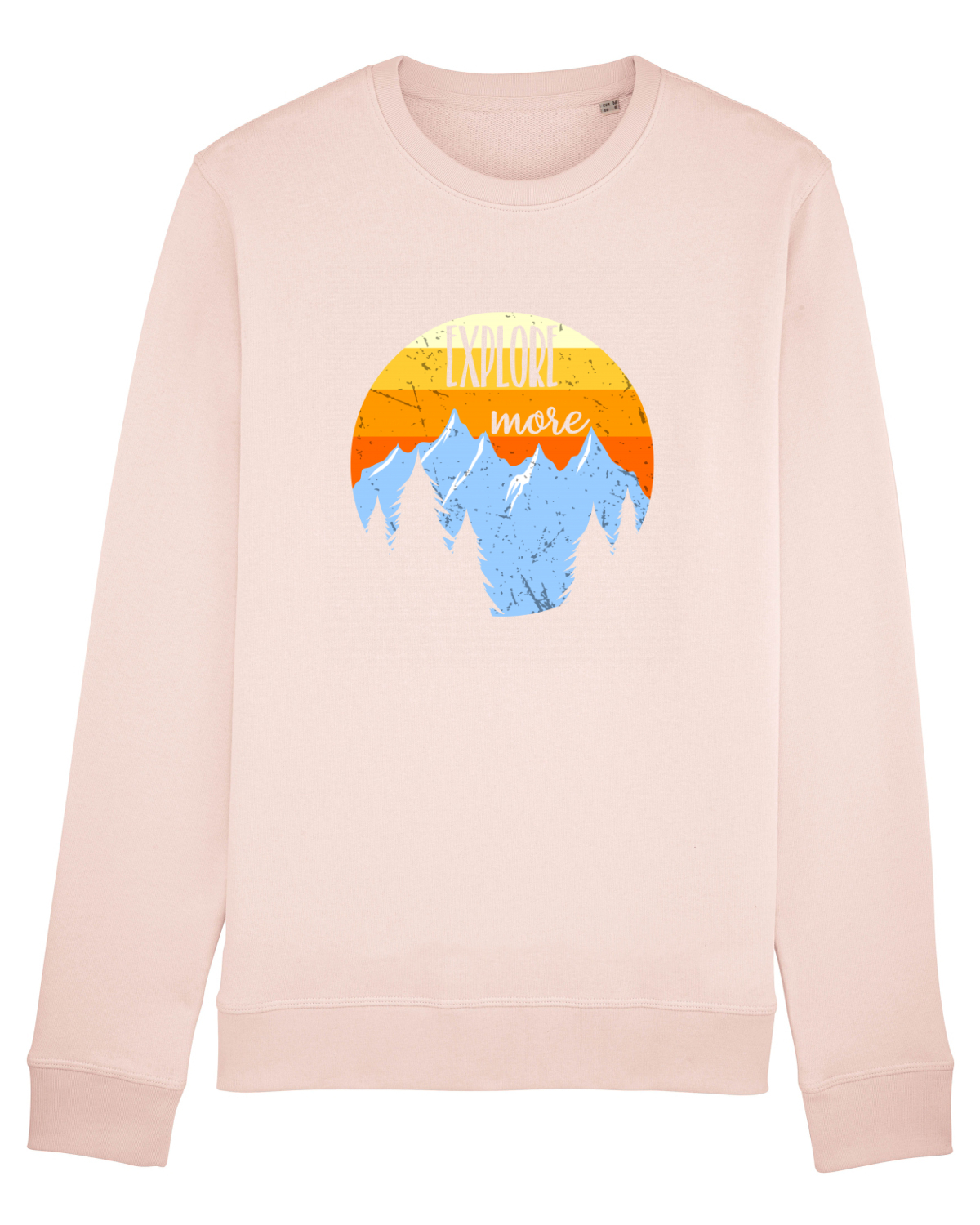 Bluză mânecă lungă Unisex Rise Candy Pink