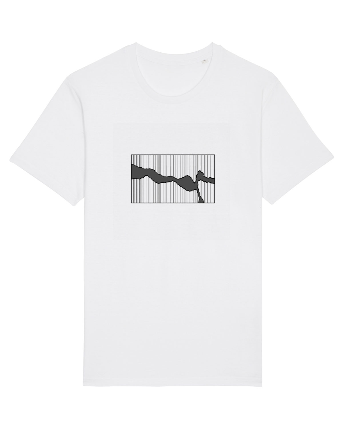 Tricou mânecă scurtă Unisex Rocker White