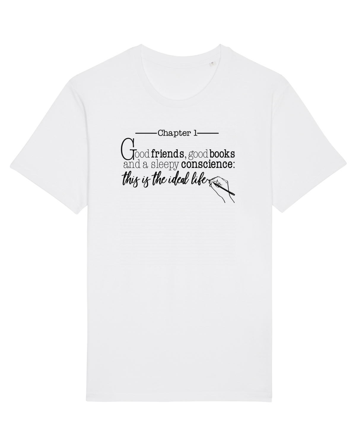 Tricou mânecă scurtă Unisex Rocker White